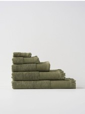 Linen House 550 GSM Eden Hand Towel (Moss) - 40x71cm