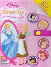 Disney Princess Dress-Up: A Sticker Activity Book Sticker-Activity Storyboo...