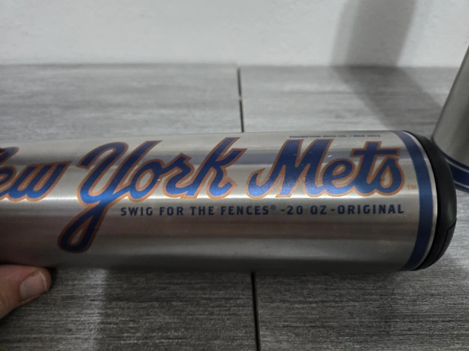 Dugout Mugs New York Mets MLB 2022 Metal Stainless Steel Travel  Lot of Two - Image 2 of 4