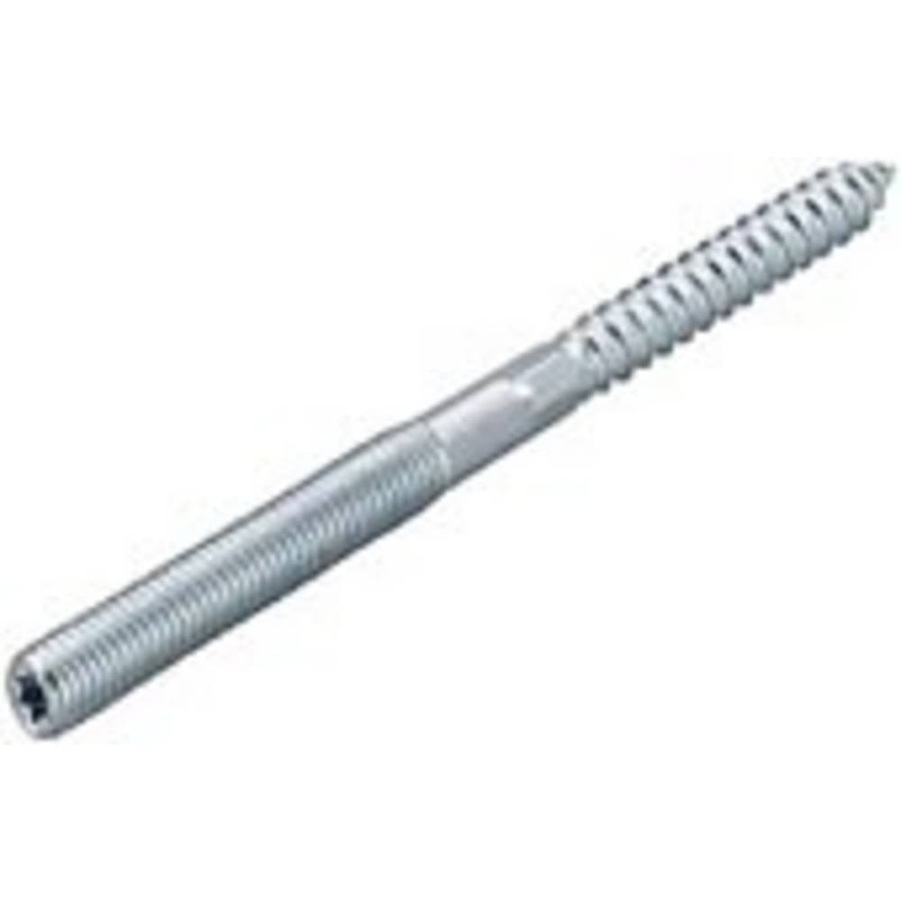 Goujon double filetage 8 mm Fischer pour installation de colliers et rails 80 mm