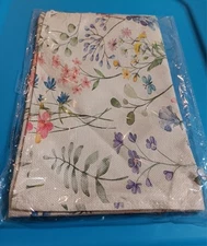 Linen Table Runner 13 In × 48 In, Spring Flowers, Perfect For Mother's Day!