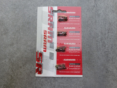 4 X SRAM POWER LOCK BLACK 10 SPEED KETTENVERSCHLUSS