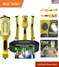 Durable 15ft LED Work Light 1200 Lumens with Magnetic Base & Weather Resistance