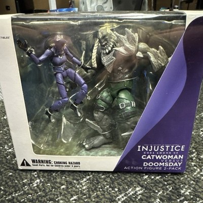 Injustice Gods Among Us Catwoman vs Doomsday 2-Pack DC Collectibles 2013 New A3