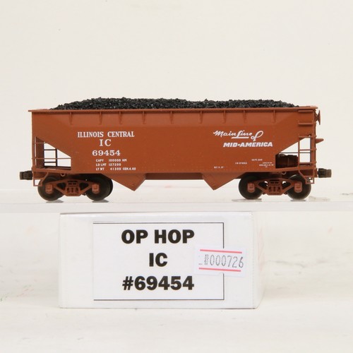 Tolva de 2 bahías Accurail HO personalizada desgastada/detallada Illinois Central IC #69454 | Zustand: Used