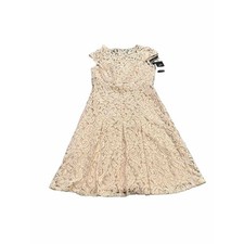 Adrianna Papell Womens Blush Sleeveless Cocktail Dress Size 6 NWT