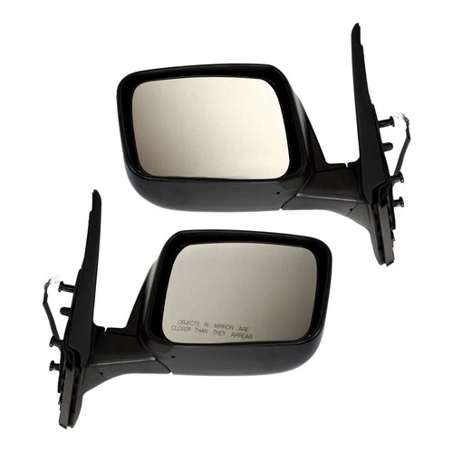 Set Of 2 Mirror Power For 2008-2013 Nissan Rogue Heated Manual Folding Primed