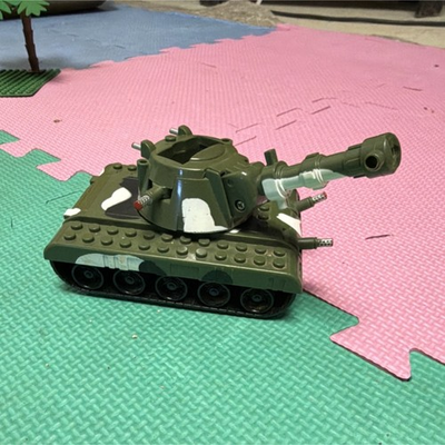 #ad #ad DSI Toys 1998 Green Camouflage Plastic Tank Military Vehicle $16.00