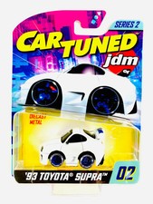 Car Tuned 1/64 JDM 1993 TOYOTA SUPRA -WHITE- Series 2 Diecast Car