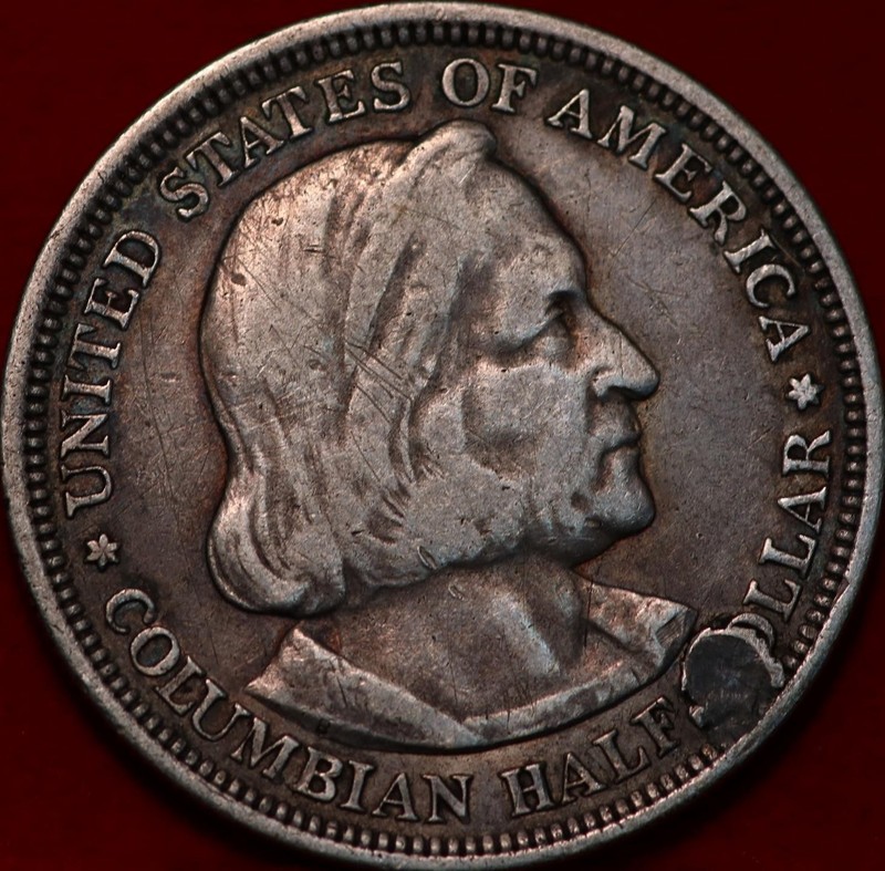 1893 Columbian Expo Silver Commemorative Half Dollar