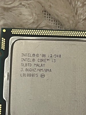 Intel Core i3-540 CPU
