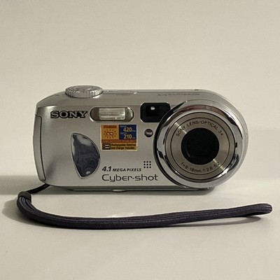 Sony Digital Camera Cybershot DSC-P73 4.1MP Silver Tested