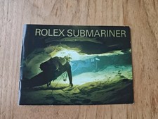 Rolex Submariner operating instructions Circa 2006 DE