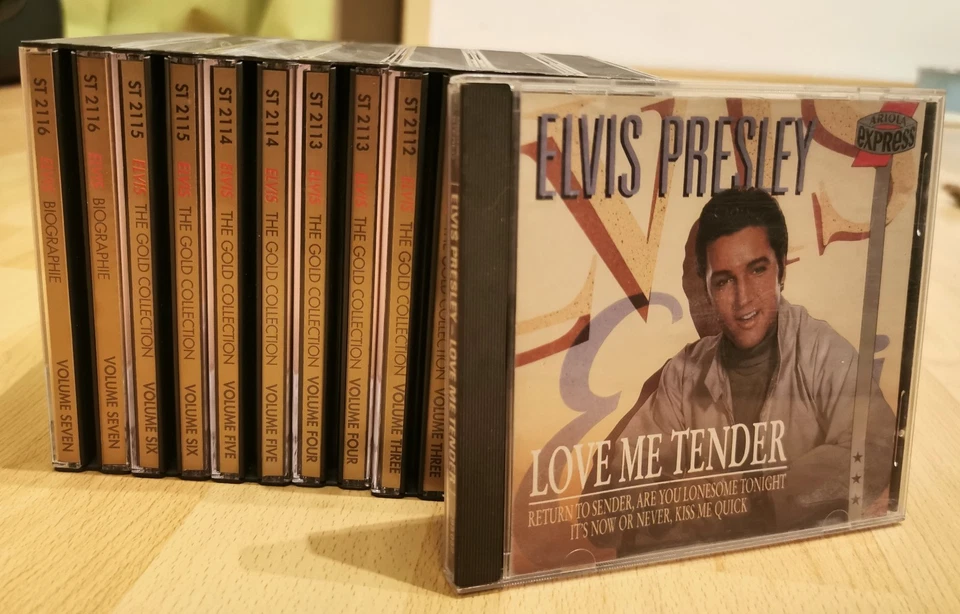 Elvis Presley The Gold Collection Complete CD + Elvis Presley Love Me Tender CD