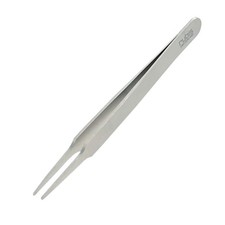 Rubis Stainless Steel Eyelash Tweezers with Straight Tips for Attaching False
