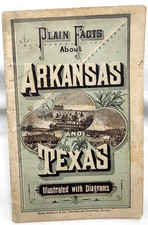 1883 Missouri Pacific Railway Arkansas & Texas Fam Land Promotional Brochure