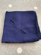 handmade - Dunkelblaue Einschlag-Decke für Maxi Cosi