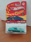 Hot Wheels Classics Series 5 #4/30 '70 HEMI Challenger Aqua- 5 Spoke Redlines