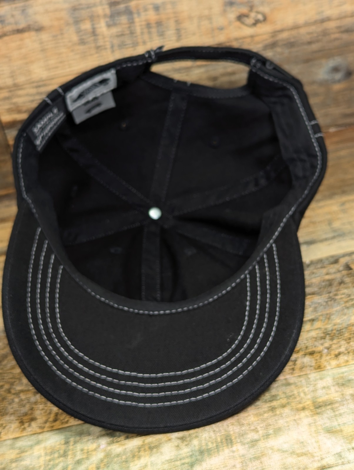 VANS Vault SAMPLE Hat Black Strapback Cap - image 7