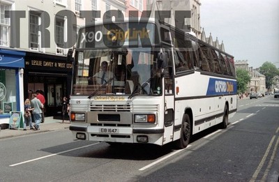 35mm Negativ City of Oxford Leyland Tiger 125 EIB1647 AT 1995