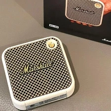 Marshall Willen Portable Bluetooth Speaker Mini Music Player -- Cream