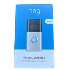 Ring 8VRSLZ-0EN0 1080p HD Wi-Fi Video Doorbell 3 Satin Nickel/Bronze