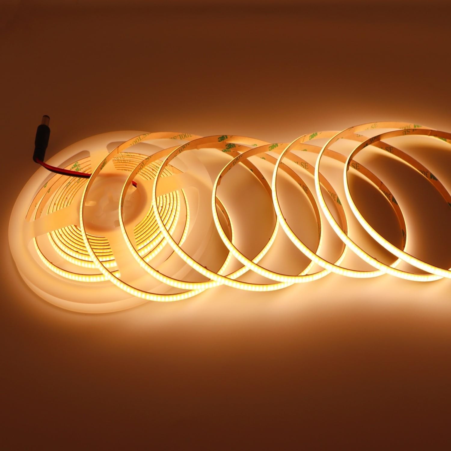 16.4ft COB LED Strip Lights 12V Ultra High Density 480LED/m CRI Tape Light