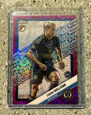 Topps 2025 Topps Chrome MLS Pitch Prodigies Cavan Sullivan RC #176 Pink /250