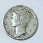 1942 S MERCURY DIME *90% SILVER, Circulated Coin, Free Shipping #6683