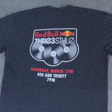Red Bull 3Style DJ T Shirt 2XL 2012 SXSW Erykah Badu Crystal Method Jazzy Jeff