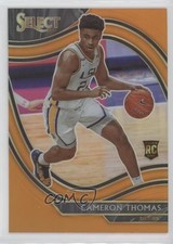 2021-22 Panini Chronicles Draft Picks Select Orange Cameron Thomas #290 04qn
