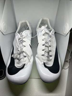 Nike Zoom Rival Sprint Track & Field Spikes Shoes White FZ9663 102 Men's Size 9