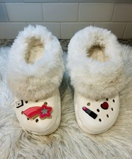 Crocs Mammoth Fur White Women s Size 6