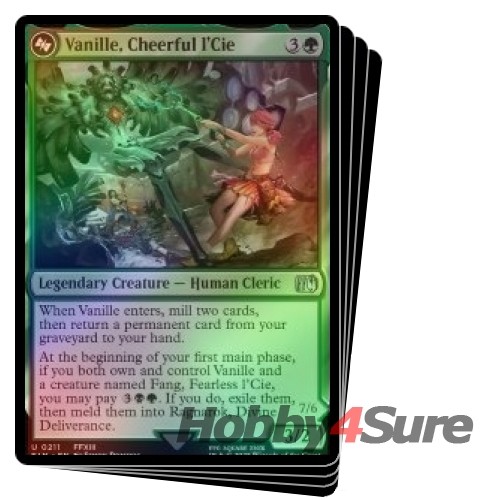 Foil Vanille, Cheerful L'cie X4 M/NM Magic: The Gathering MTG