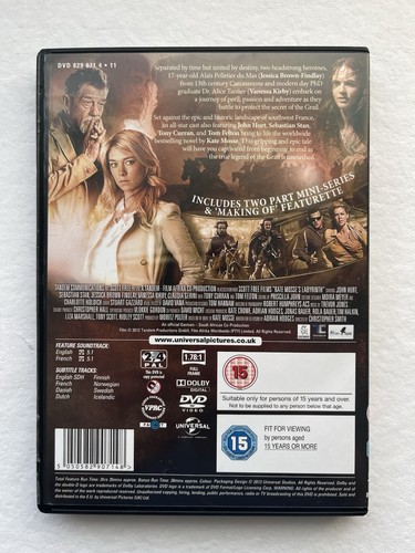 Labyrinth DVD (2012), 2-Disc Set, John Hurt, Tom Felton, TV Mini Series, - Picture 3 of 3