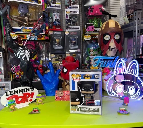 Damian Wayne Funko Pop! #575 DC Batman NYCC 2025 Exclusive Official Con Sticker