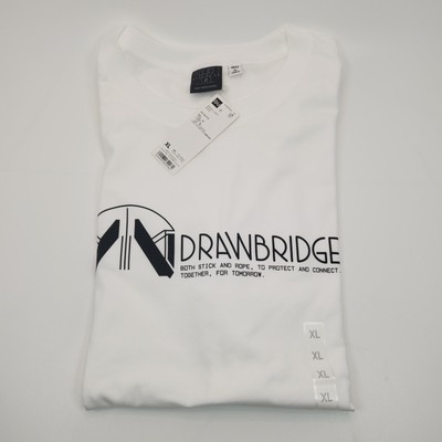 GU x DEATH STRANDING 2 T-Shirt DRAWBRIDGE Design Kojima Productions XL Size