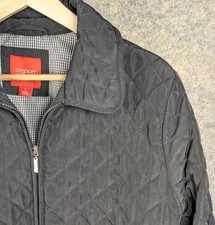 Esprit Jacket Womens 1X Outerwear Diamond Qui...