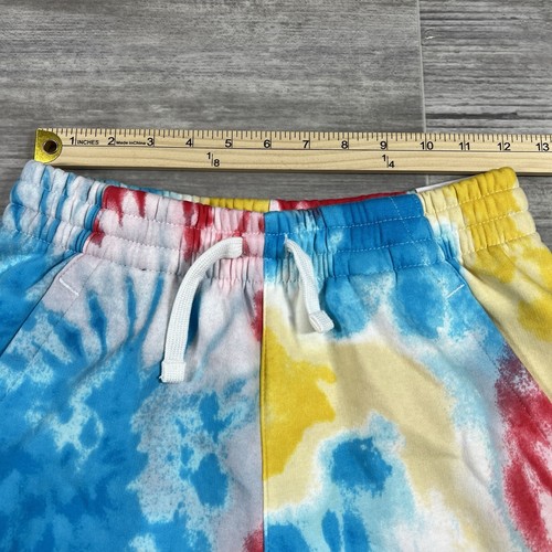NWT Nike Boys' Large Sportswear Club Tie Dye Fleece Shorts DV0063-648 FUSION RED - Picture 5 of 8
