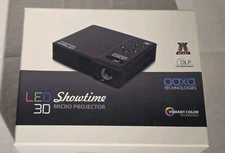 AAXA LED Showtime 3D Micro Projector 1280×800 HD DLP HDMI Portable NIB/Open Box