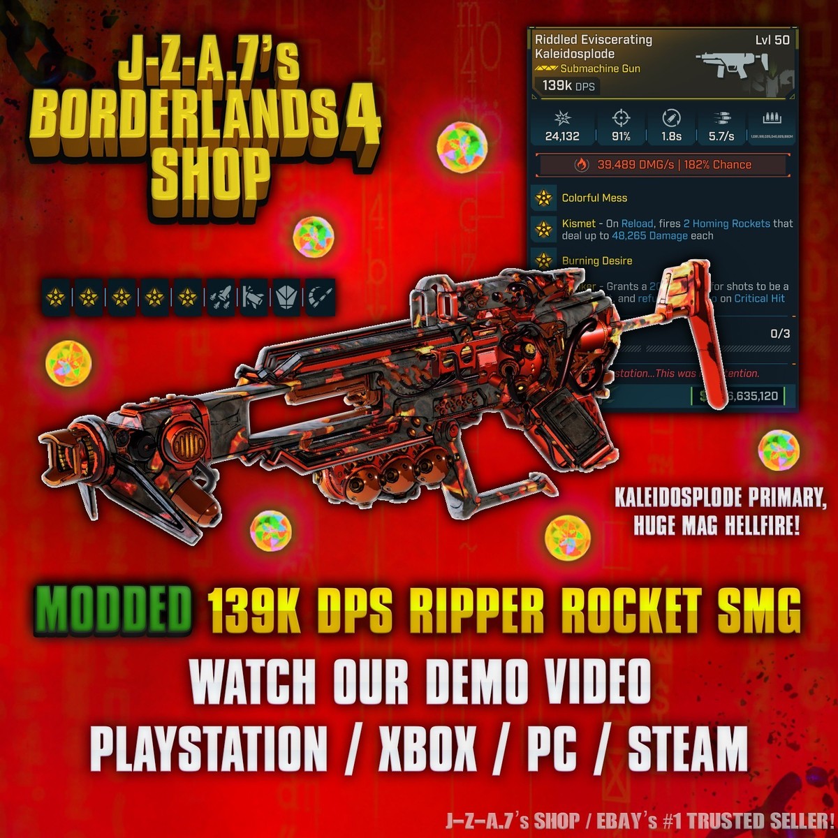 Borderlands 4 Modded Bl4 Gear, Armi, Oggetti, Pistole Lvl 50 Folle Pc - Foto 7