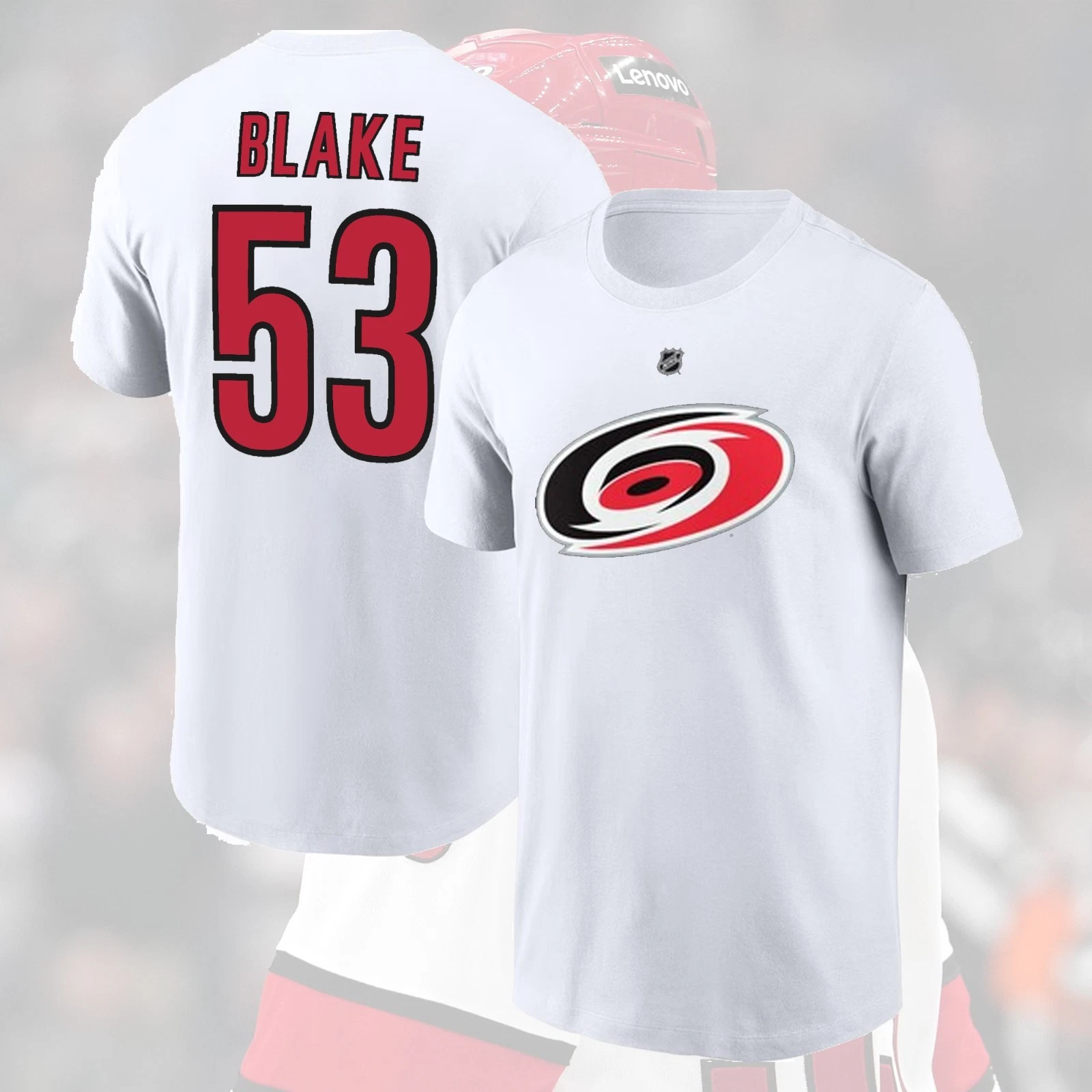 Jackson Blake #53 Carolina Hurricanes 2026 Name & Number Unisex for Fans