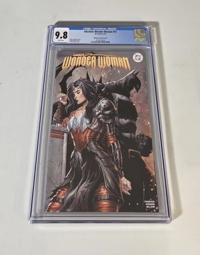 Absolute Wonder Woman #15 CGC 9.8 Graded Tyler Kirkham Limited Edition Cover A