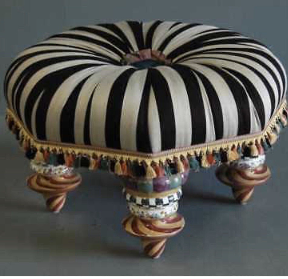 mackenzie childs ottoman