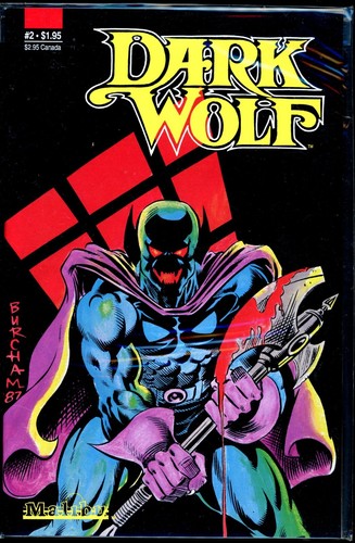 Juego de cómics Dark Wolf 1-2-3-4 lote Malibu Batman Spawn Butch Burcham EXCELENTE - Imagen 3 de 5