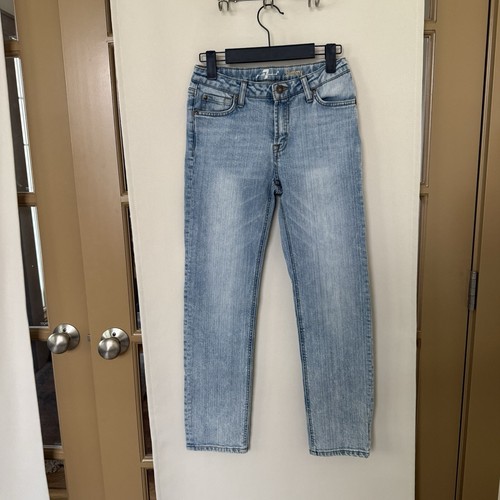 7 for all Man Kind Girls 12 Blue Light Wash Slimmy Jean