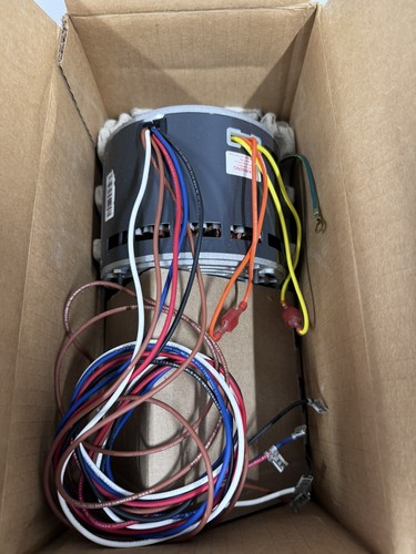 Blower Motor 1/4 HP 1075 RPM 3 SPD 208/230-1-60 Genuine Rheem Or Rudd Part - Picture 3 of 5