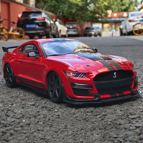 ✅1/18 Mustang Shelby GT500 Car Diecast Model 1:18 Collectible Model