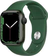 Apple Watch Series 7 41mm Green Aluminum Case Clover Sport Band