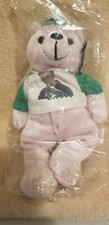 NSYNC Pink CHRIS Zeeks Plush Bear Cub Rare 2000 NEW IN PLASTIC UNOPENED